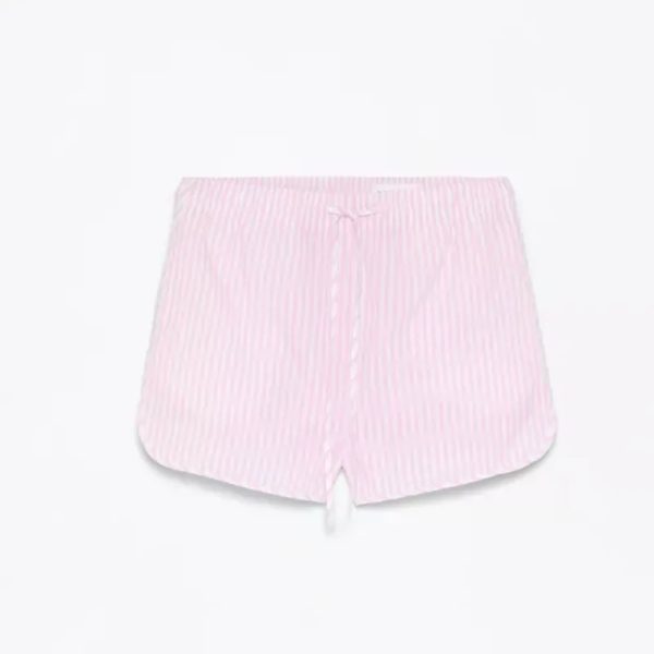 Short rosa de listas