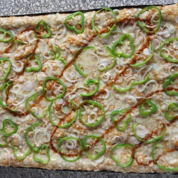 Pizza familiar de Pimiento y Cebolla