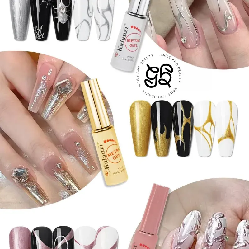 Trío paiting metálico Kalanzi (oro,plata, oro rosa)