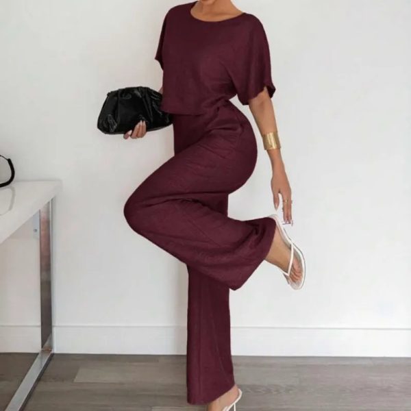 Conjunto rojo vino