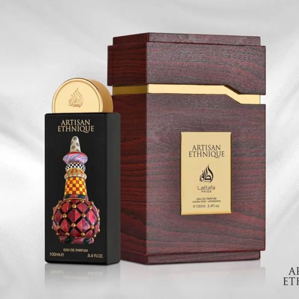 Lattafa Pride Artisan Ethnique - Eau de Parfum en espray unisex, 3.4 onzas