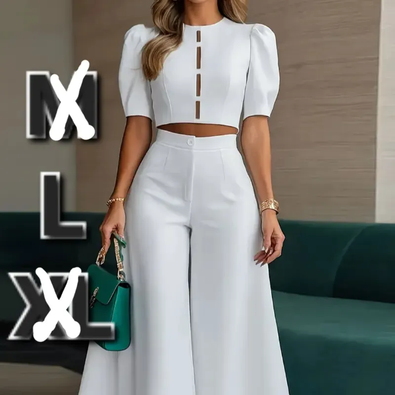 Conjunto Elegante de Pantalon y Blusa