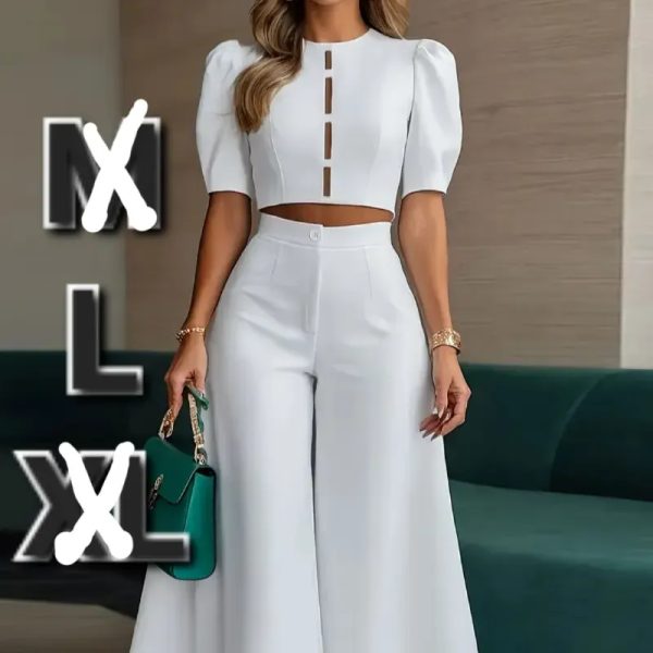Conjunto Elegante de Pantalon y Blusa