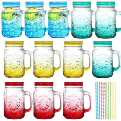 Jarras de cristal con tapa