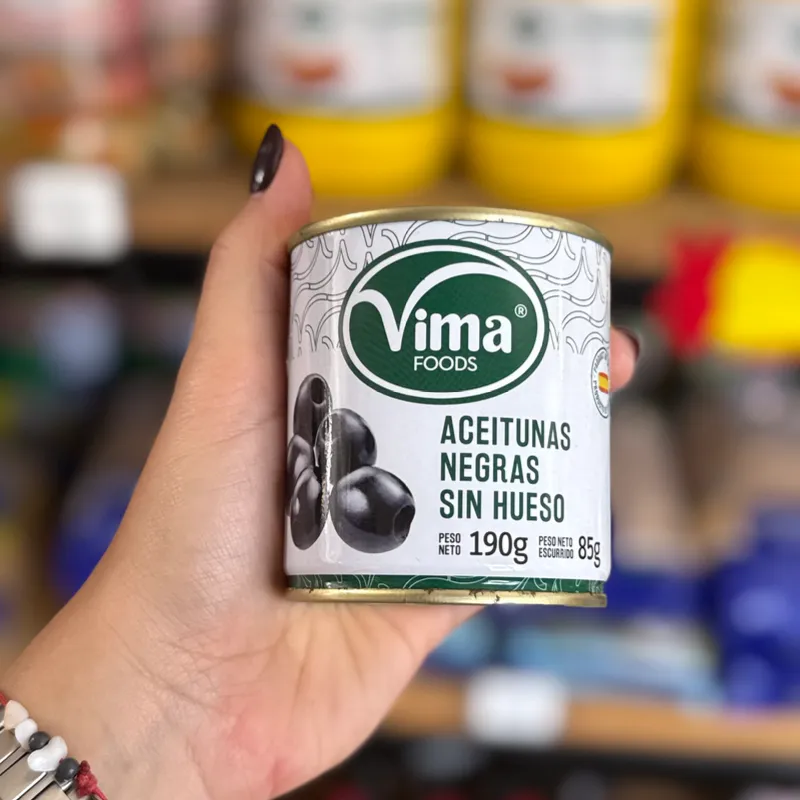 Aceitunas negras sin hueso VIMA