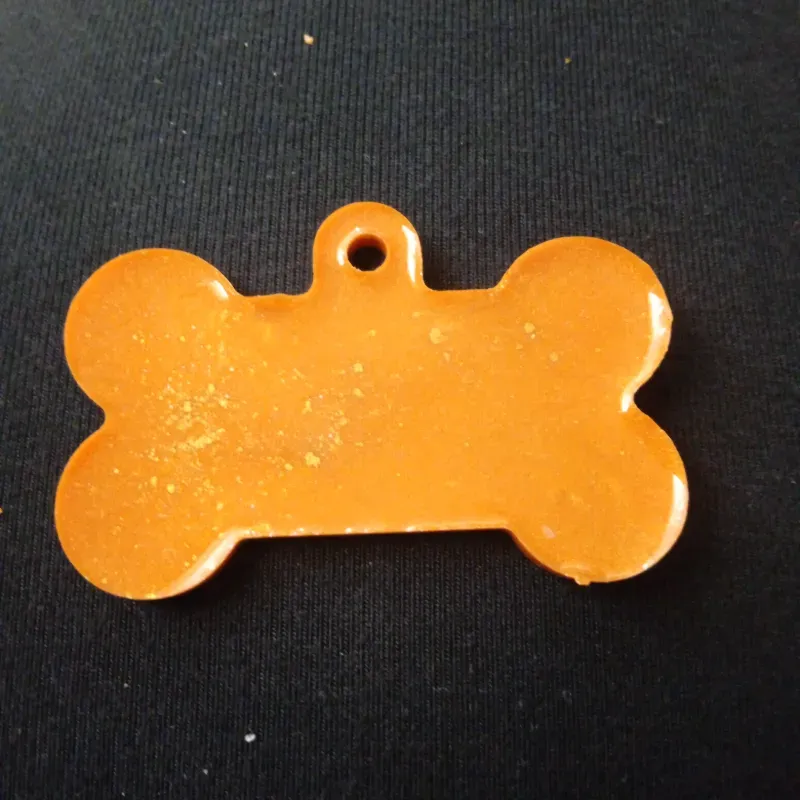 Huesitos anaranjado listo para personalizar