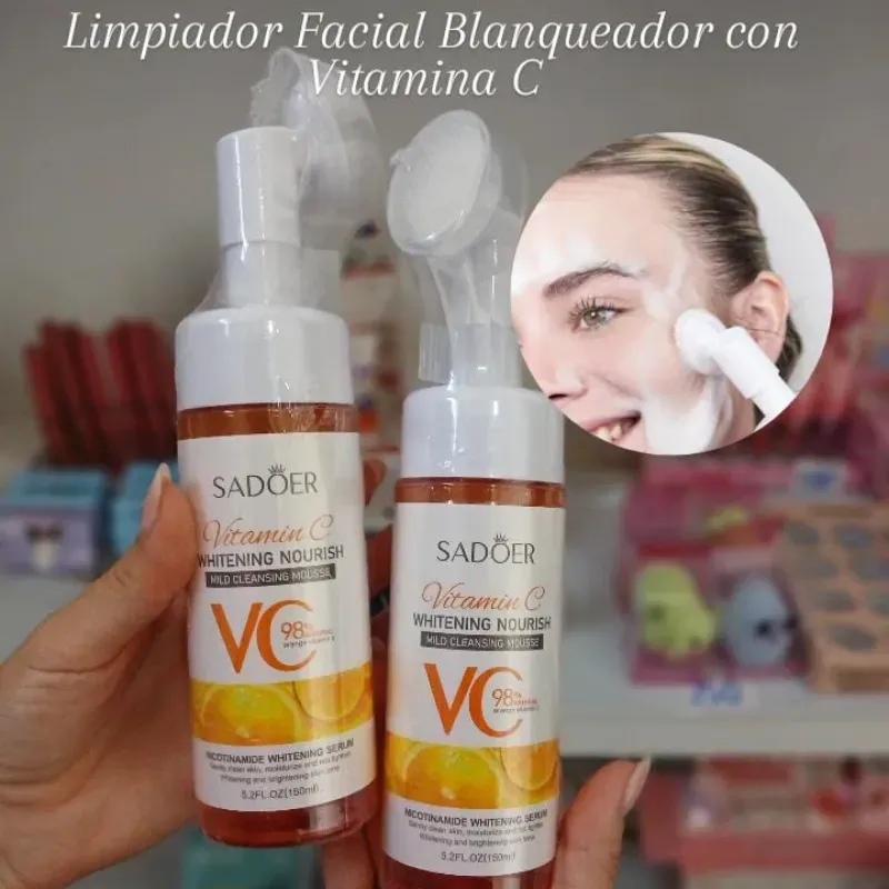 Limpiador Facial Blanqueador con Vitamina C