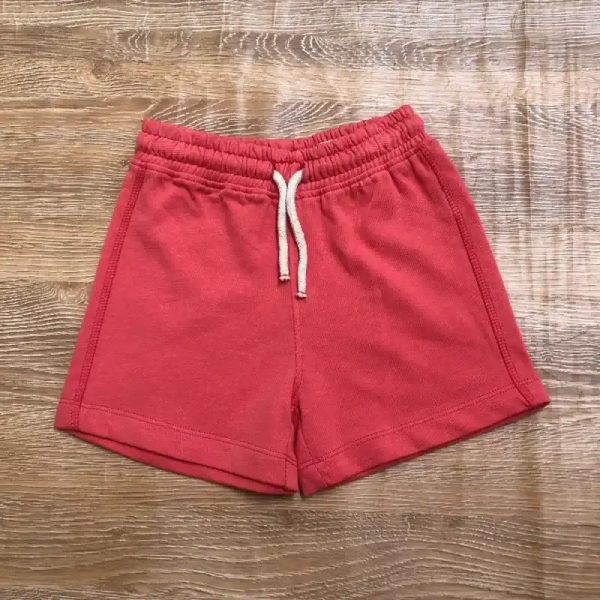 Short de felpa color salmón