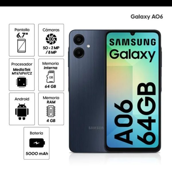 Samsung Galaxy A06 ( 4 ram y 64 GB )