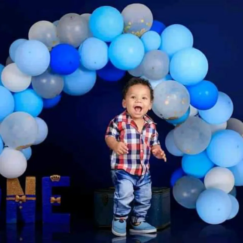 Arco de globos para sesión de fotos