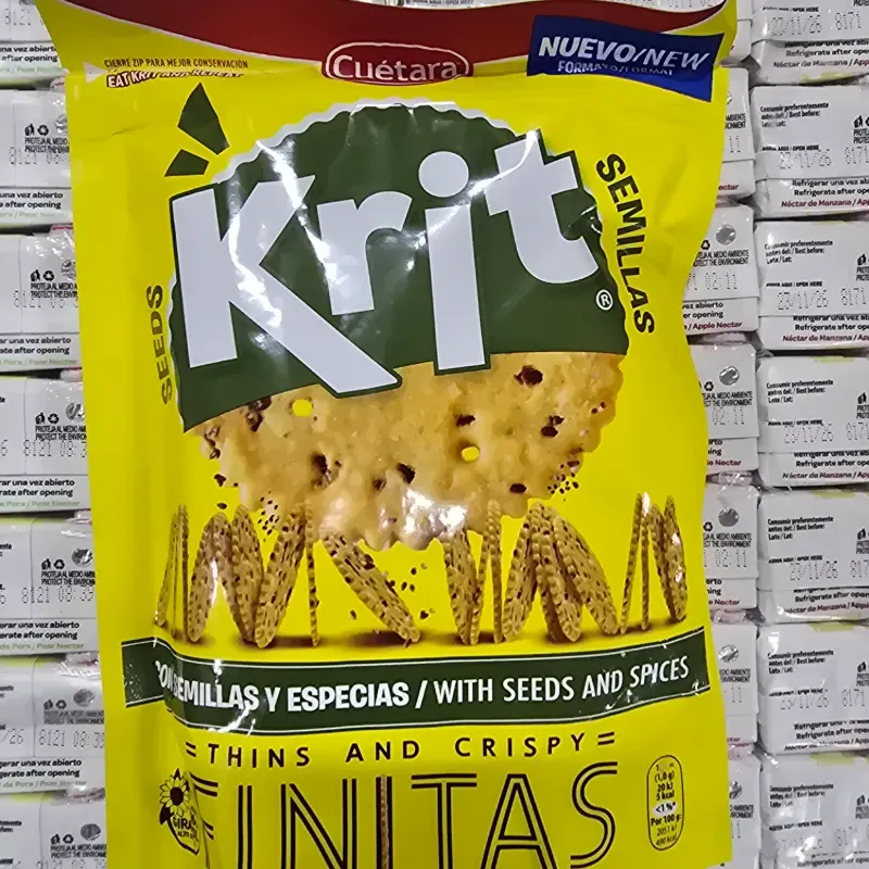 Galletas Krit con Semillas y Especias 150g