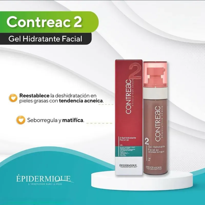 Epidermique Contreac Gel Hidratante Facial 60 mL