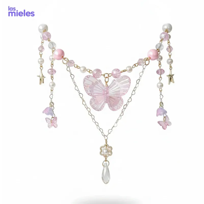 Collar de mariposa