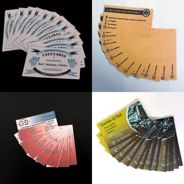 Tarjetas de presentación