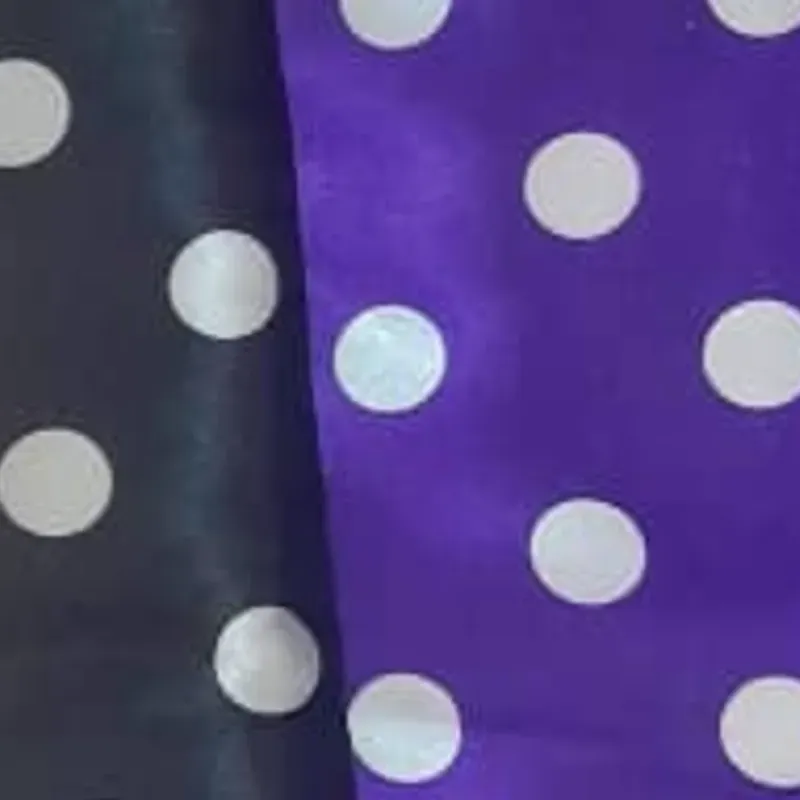 Satín estampado bolas