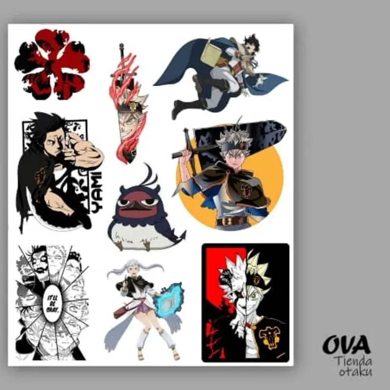 ♣️ Pack de stickers Black Clover