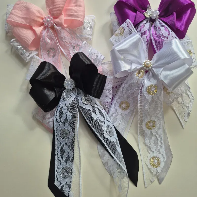 Moños de encaje