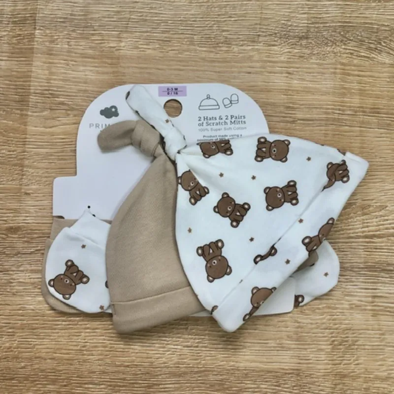 Pack de 2 gorros con guantes