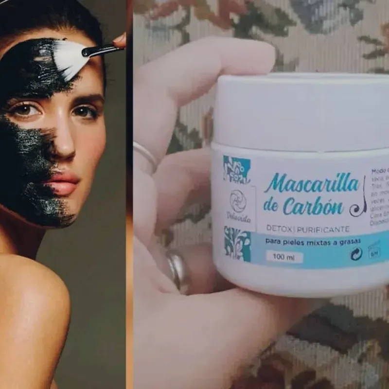 Mascarilla Facial de Carbón Activado