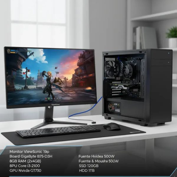 ️ PC Gamer ViewSonic + Setup completo