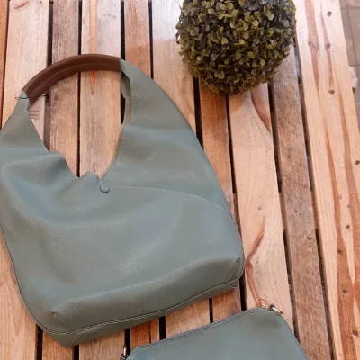 Cartera grande doble