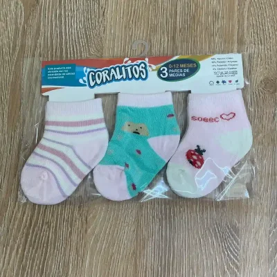 Set #7 de 3 pares de medias