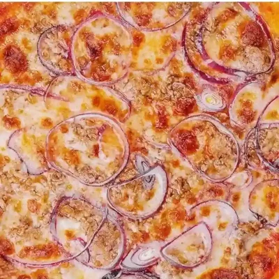 Pizza Familiar con Cebollas