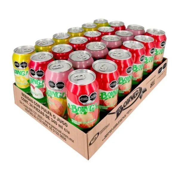 Caja de jugo de lata