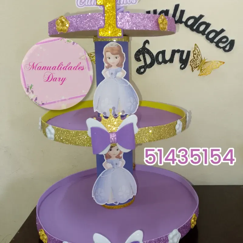 Base para cupcakes 3- foami liso y escarchado