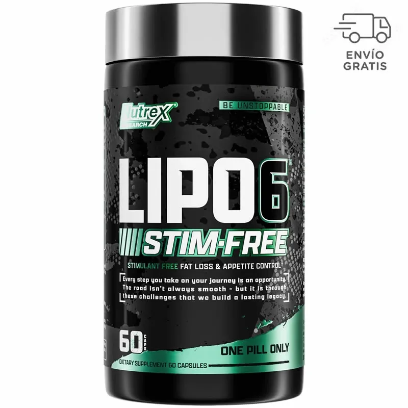 Lipo 6 Stim Free, Sin estimulantes, 60 cápsulas