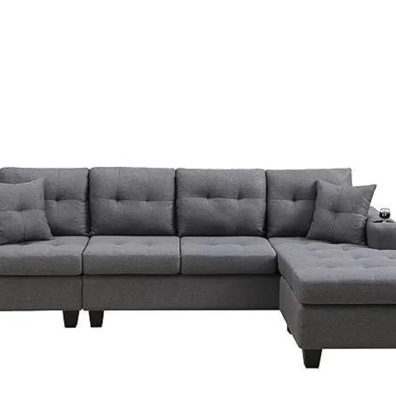 Sofa cama en L, 2 metros