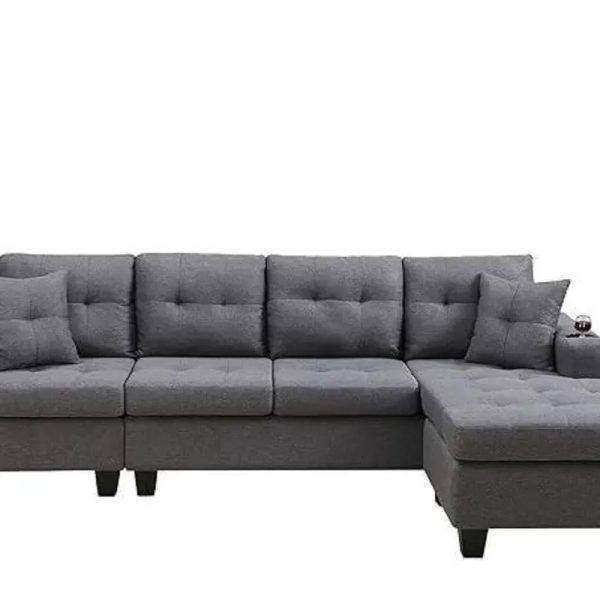 Sofa cama en L, 2 metros