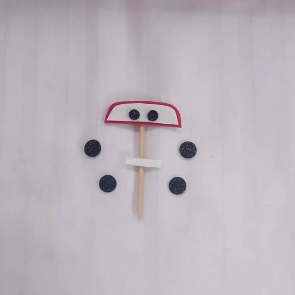 Minitopper para cupcake (Rayo McQueen)