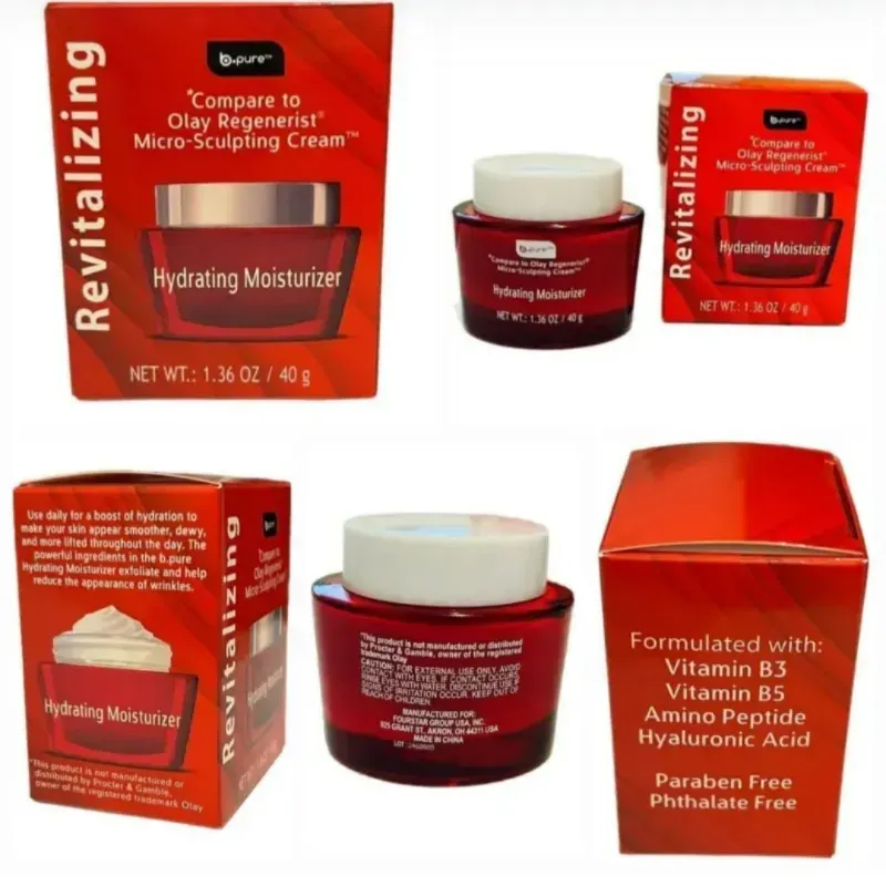 Crema hidratante con efecto revitalizante