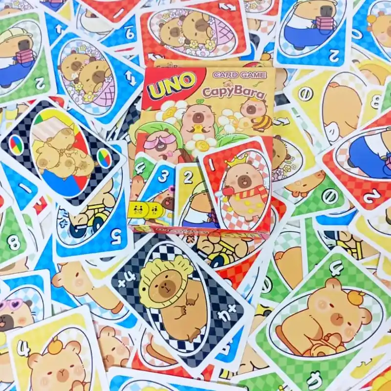 JUEGO CARTAS UNO CLÁSICA TEMÁTICA CAPIBARA