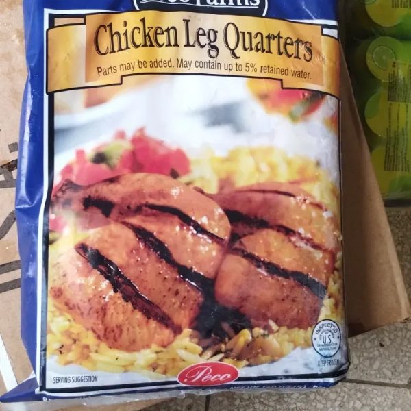 Paquete de pollo muslo y contramuslo