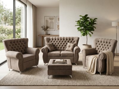 Sofa Luis XV Estilo Clasico Elegante Cuba Muebles