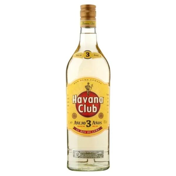Ron Habana Club añejo 3 Años 1 Ltrs
