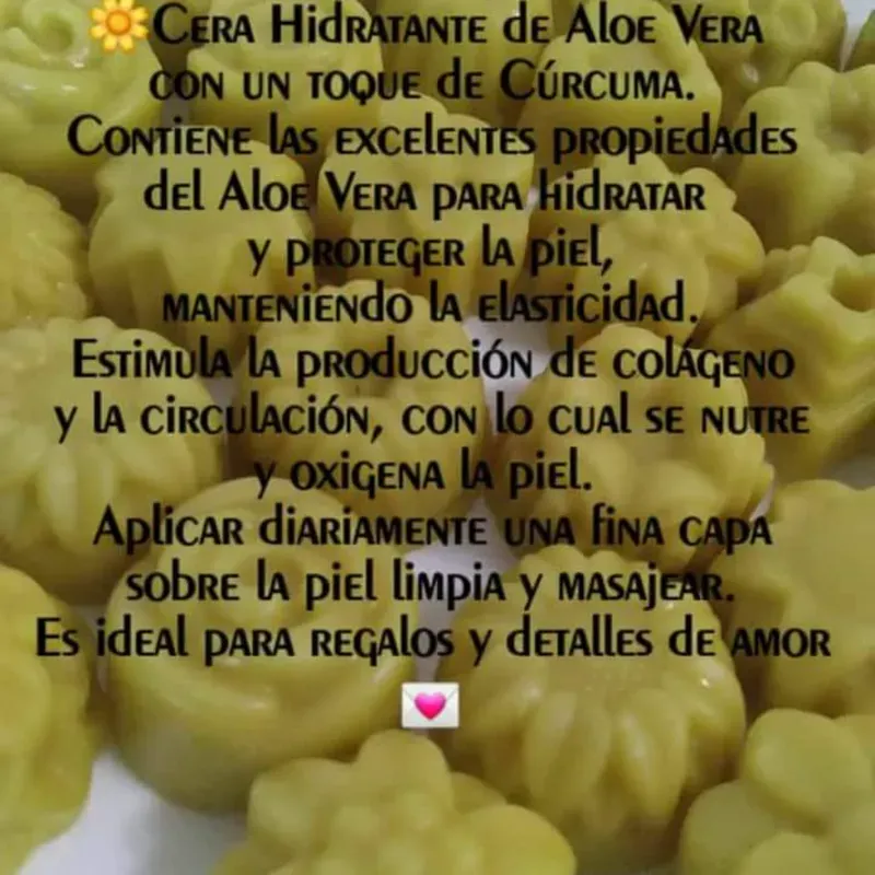 Cera hidratante de Aloe Vera