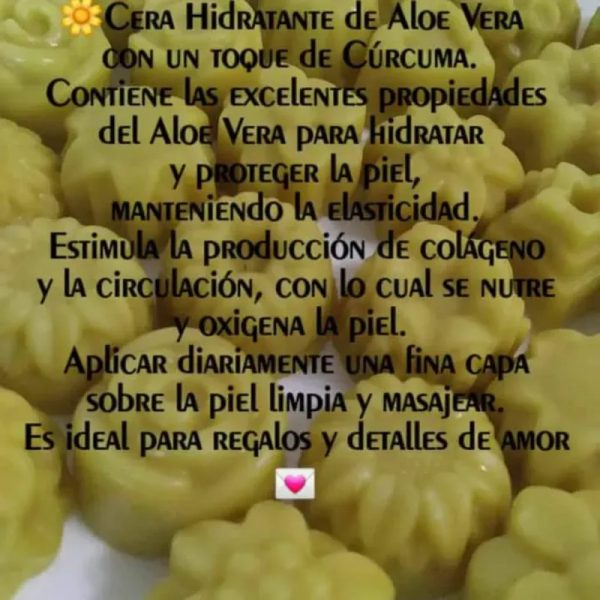 Cera hidratante de Aloe Vera