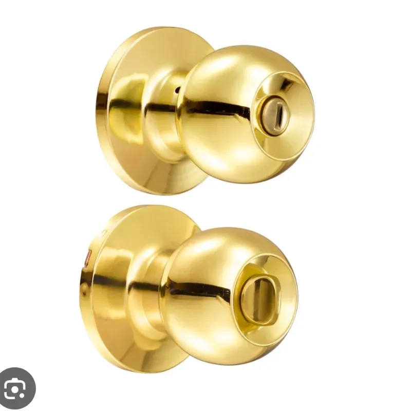 Picaporte p/ cuarto, dorado (16PO)