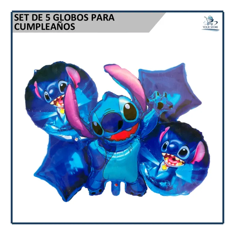 Set de Globos Stitch