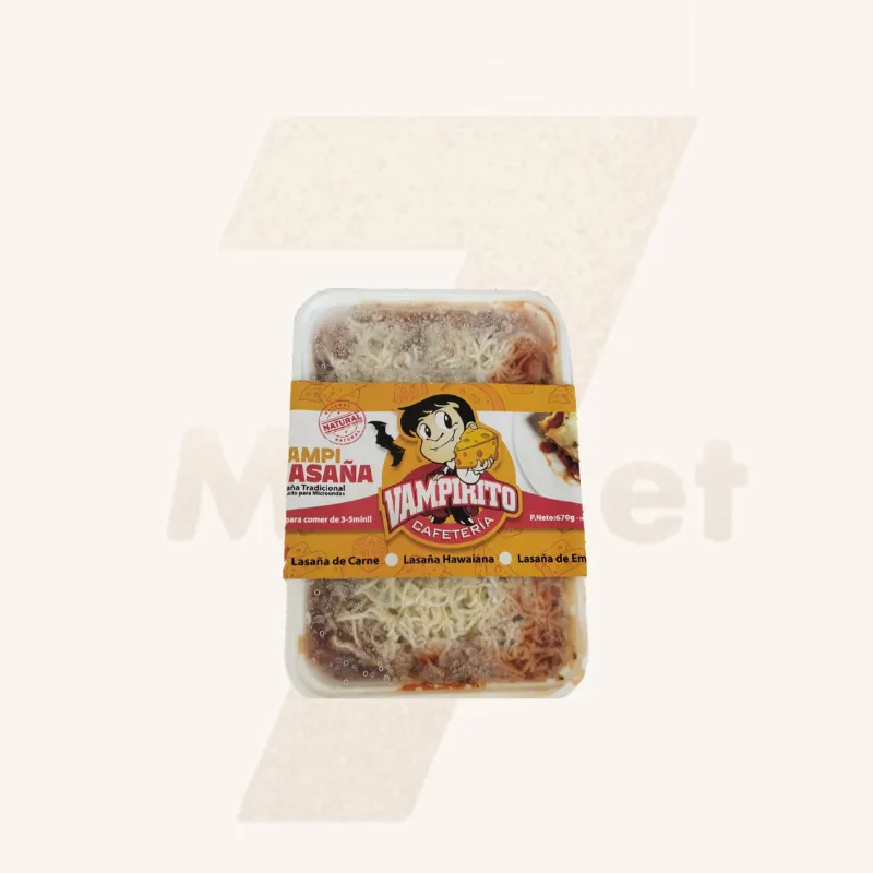 Bandeja de lasaña de jamón