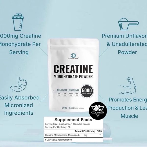Creatina Monohidratada y Micronizada Deal Suplements