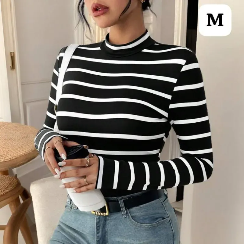  Top de Rayas Blanco y Negro – Clásico, moderno y siempre en tendencia