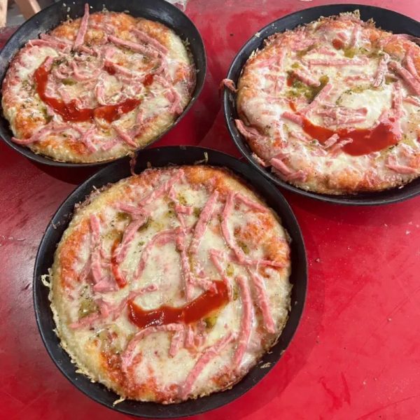 Pizza Cubana Queso Blanco y Jamón