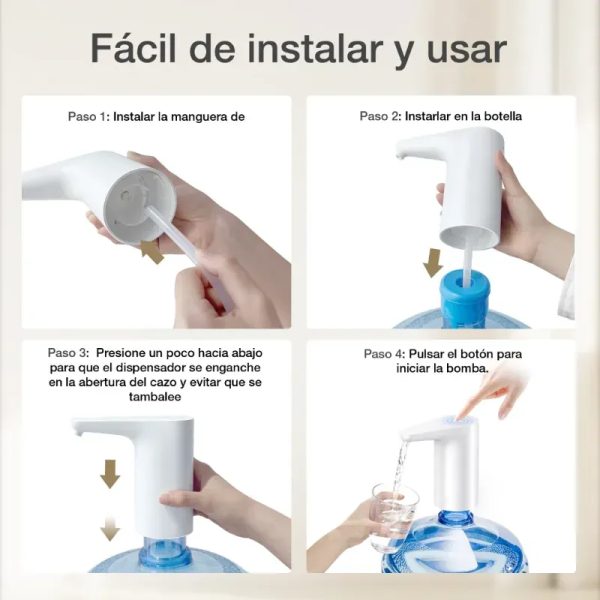 dispensador de agua portatil electrico