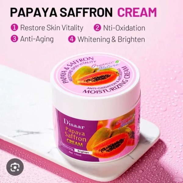 Crema facial y corporal de Papaya y Azafrán Disaar