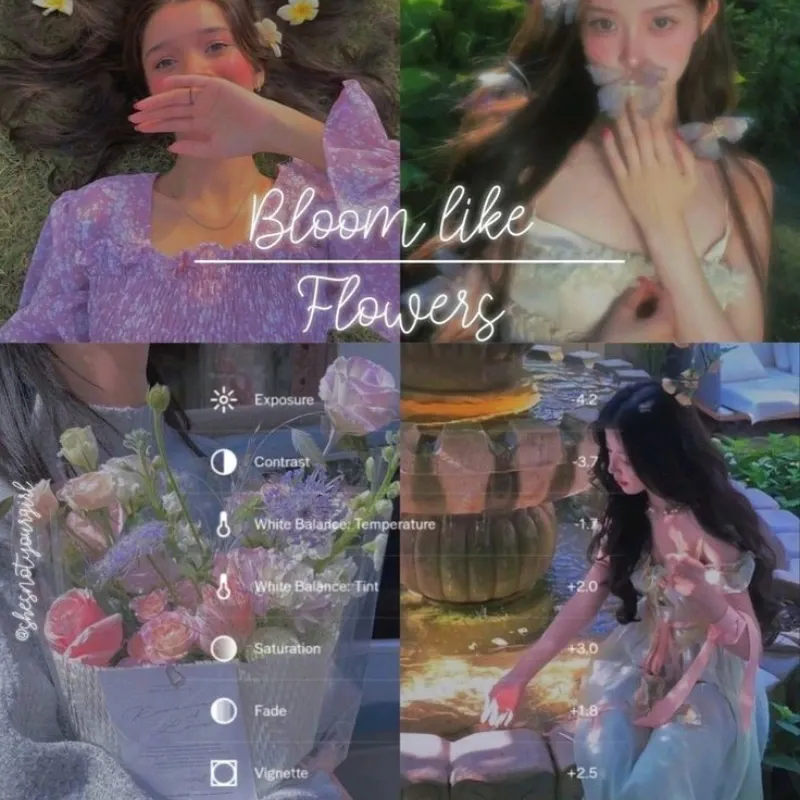 Edición de fotografía Bloom