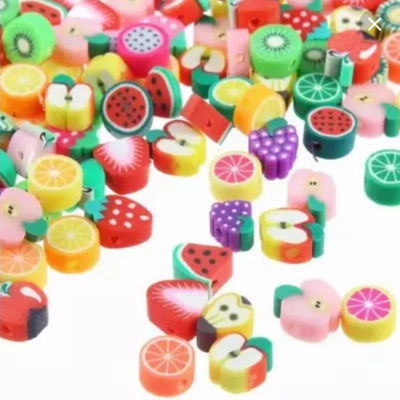 Fimos de frutas variados